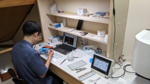 セラミックの歯の製作